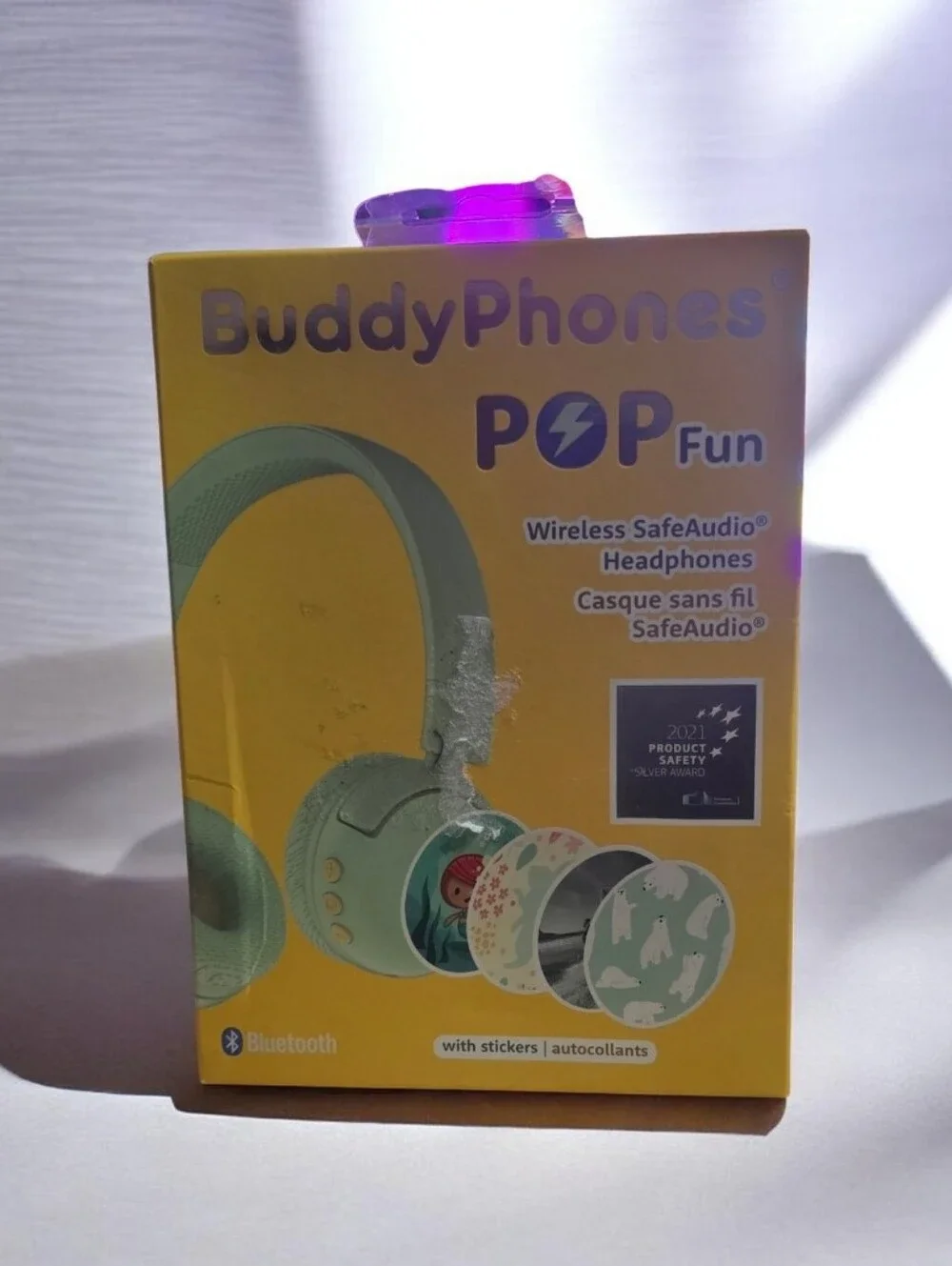 POP Foldable Bluetooth Kids Headphones - Green